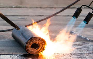 Cripplestyle asphalt flat roofing repairs