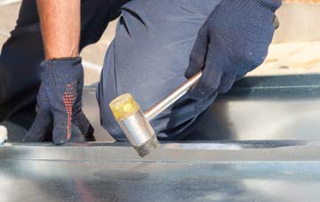 Cripplestyle metal flat roofing repairs
